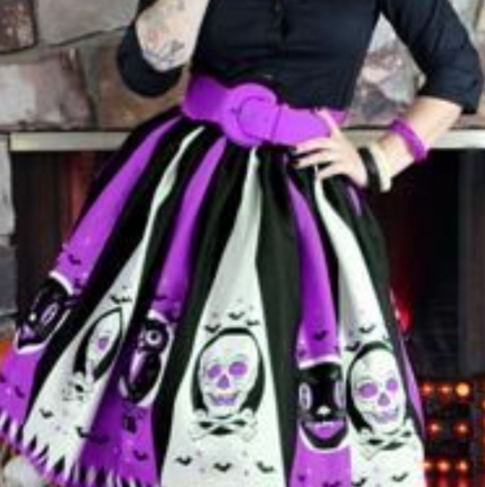 Denialle Von Fitch Halloween Treat Classic Skirt - Picture 5 of 5